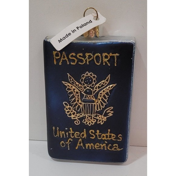 Pinnacle Peak Poland Christmas Glass Ornament United States US Travel Passport - Picture 5 of 9